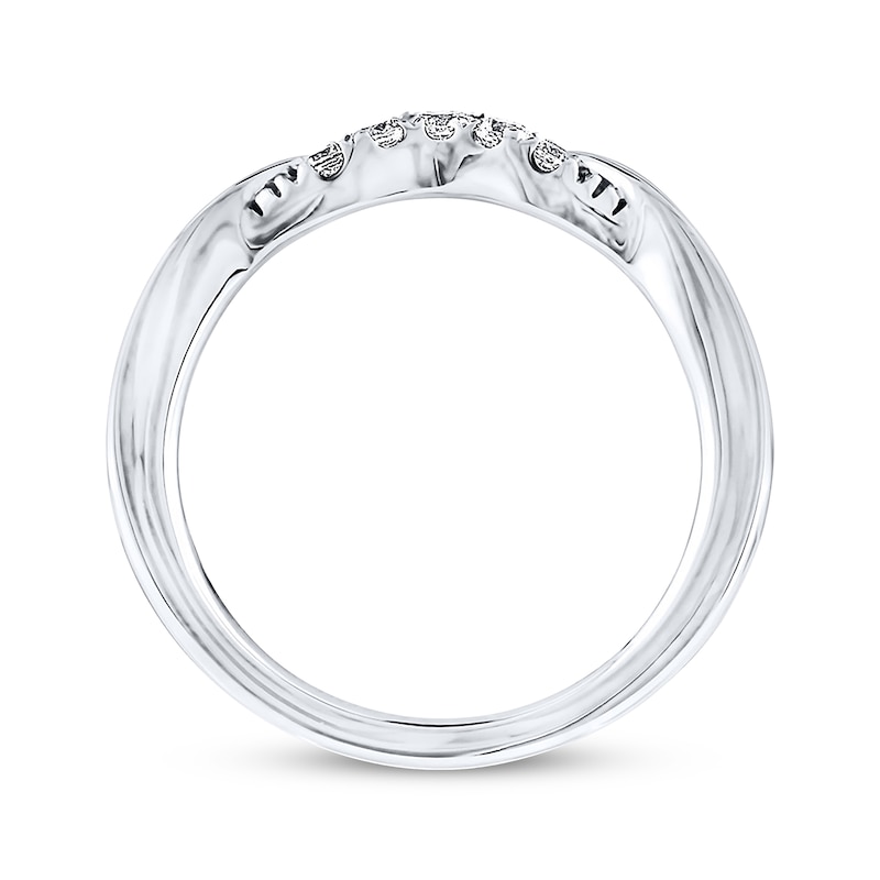 Main Image 3 of Previously Owned THE LEO Diamond Anniversary Band 1/4 ct tw Round-cut 14K White Gold