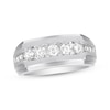 Thumbnail Image 1 of Previously Owned Men's Diamond Wedding Band 1 ct tw 10K White Gold