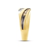 Thumbnail Image 1 of Previously Owned  Men's Brown Diamond Wedding Band 1/2 ct tw Round-cut 10K Yellow Gold