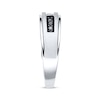 Thumbnail Image 3 of Previously Owned Men's Diamond Wedding Band 1/4 ct tw 10K White Gold