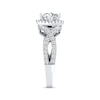 Thumbnail Image 2 of Previously Owned THE LEO Diamond Ring 1 ct tw Princess & Round-cut 14K White Gold