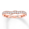 Thumbnail Image 1 of Previously Owned THE LEO Diamond Wedding Band 3/8 ct tw Diamonds 14K Rose Gold