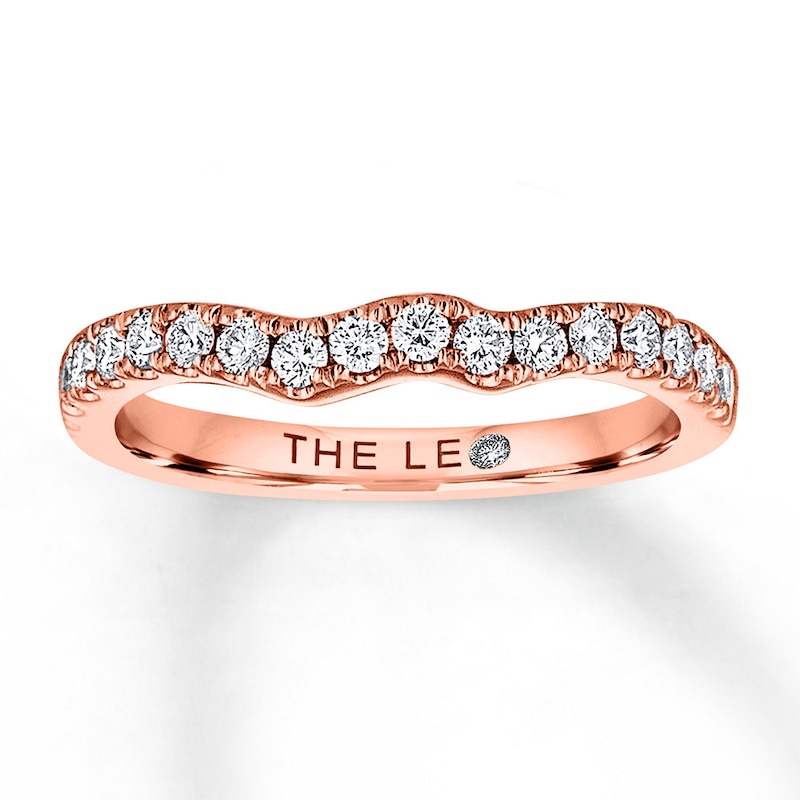 Main Image 1 of Previously Owned THE LEO Diamond Wedding Band 3/8 ct tw Diamonds 14K Rose Gold