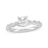 Thumbnail Image 1 of Previously Owned Neil Lane Premiere Diamond Engagement Ring 1-1/5 ct tw Cushion & Round-cut 14K White Gold Size 4.25