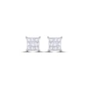Thumbnail Image 1 of Previously Owned Round-cut Diamond Stud Earrings 1/3 ct tw 10K White Gold