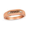 Thumbnail Image 1 of Previously Owned Le Vian Men's Chocolate Diamond Band 1/5 ct tw 14K Strawberry Gold