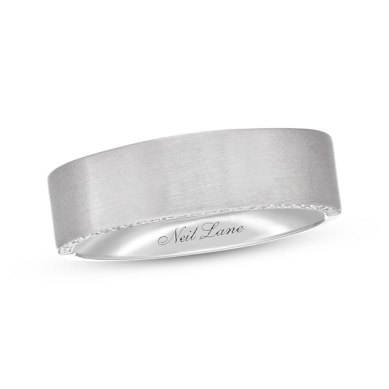 Previously Owned Neil Lane Men's Diamond Wedding Band 1/5 ct tw 14K White Gold