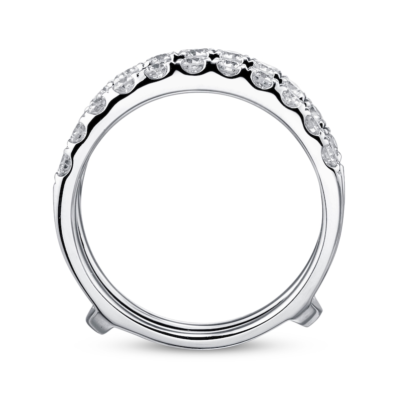 Main Image 3 of Previously Owned Diamond Enhancer Ring 1 ct tw Round-cut 14K White Gold