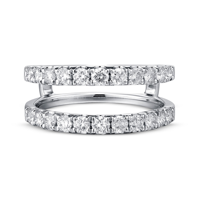 Main Image 4 of Previously Owned Diamond Enhancer Ring 1 ct tw Round-cut 14K White Gold