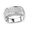 Thumbnail Image 0 of Previously Owned Men's Diamond Ring 1-1/2 ct tw Round-cut 10K White Gold