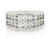 Thumbnail Image 1 of Previously Owned Men's Diamond Wedding Band 2 ct tw 10K White Gold