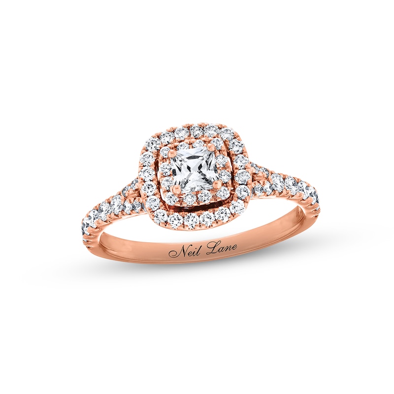 Main Image 1 of Previously Owned Neil Lane Engagement Ring 1 ct tw 14K Rose Gold