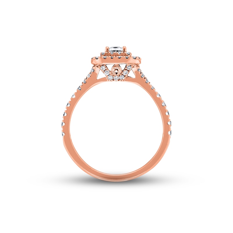 Main Image 3 of Previously Owned Neil Lane Engagement Ring 1 ct tw 14K Rose Gold