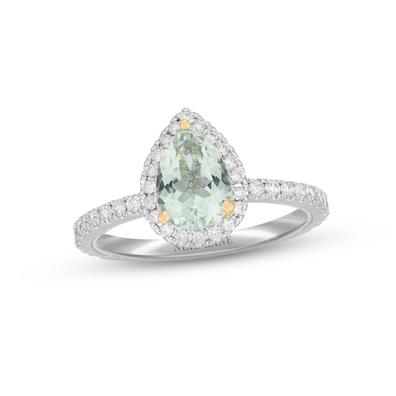 Previously Owned Neil Lane Quartz Engagement Ring 1/2 ct tw Diamonds 14K Gold