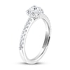 Thumbnail Image 1 of Previously Owned THE LEO Diamond Engagement Ring 1/2 ct tw Round-cut 14K White Gold