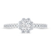 Thumbnail Image 2 of Previously Owned THE LEO Diamond Engagement Ring 1/2 ct tw Round-cut 14K White Gold