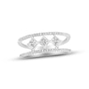 Thumbnail Image 1 of Previously Owned  Three-Stone Diamond Ring 3/4 ct tw 10K White Gold - Size 7