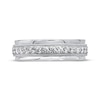 Thumbnail Image 3 of Previously Owned Men's Diamond Wedding Ring 1/2 ct tw Round-cut 10K White Gold