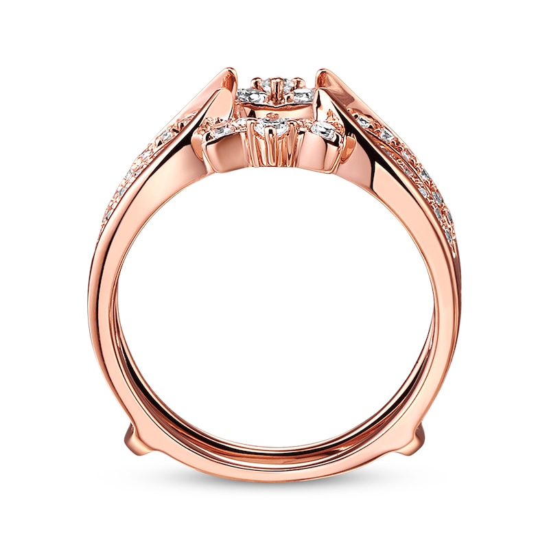 Main Image 3 of Previously Owned Diamond Enhancer Ring 3/8 ct tw Round-cut 14K Rose Gold