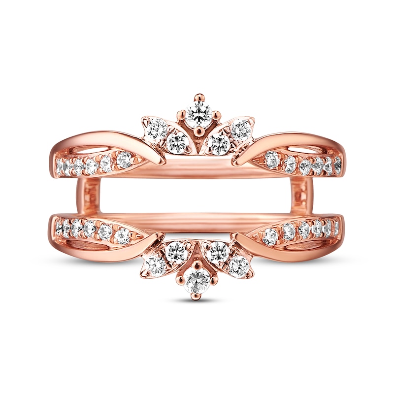 Main Image 4 of Previously Owned Diamond Enhancer Ring 3/8 ct tw Round-cut 14K Rose Gold