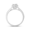 Thumbnail Image 2 of Previously Owned Diamond Engagement Ring 5/8 ct tw Princess & Round-cut 14K White Gold