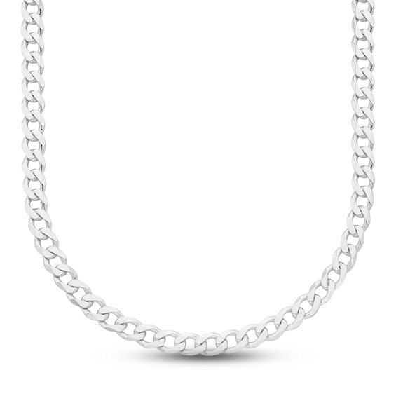 Previously Owned Curb Link Necklace Sterling Silver 24"
