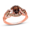 Thumbnail Image 1 of Previously Owned Le Vian Chocolate Quartz Ring 1/4 ct tw Diamonds 14K Gold