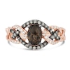 Thumbnail Image 4 of Previously Owned Le Vian Chocolate Quartz Ring 1/4 ct tw Diamonds 14K Gold