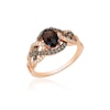 Thumbnail Image 5 of Previously Owned Le Vian Chocolate Quartz Ring 1/4 ct tw Diamonds 14K Gold