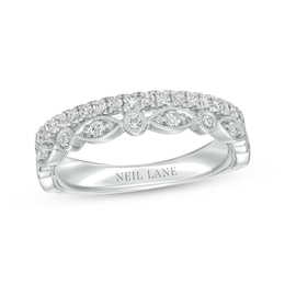 Previously Owned Neil Lane Diamond Anniversary Ring 1/2 ct tw Round-cut 14K White Gold