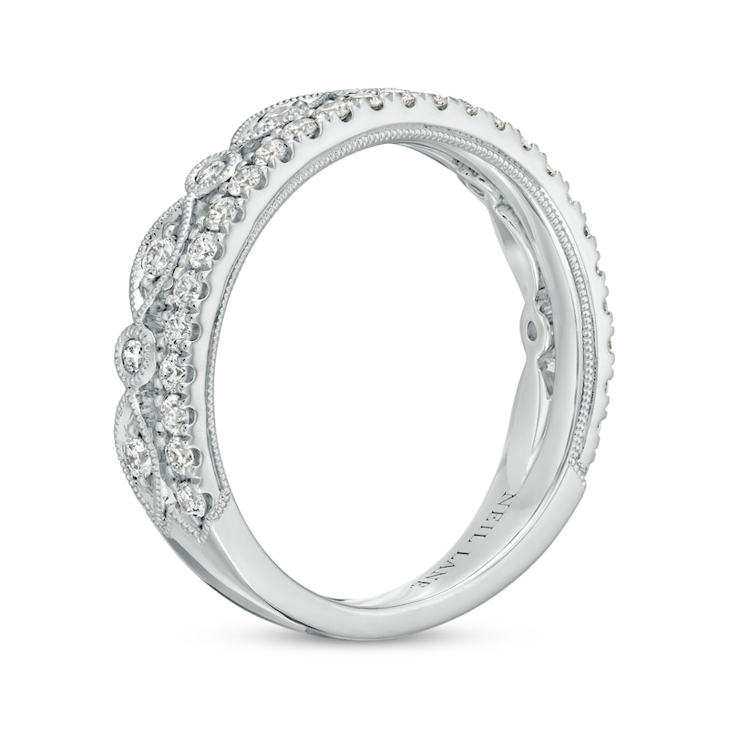 Main Image 2 of Previously Owned Neil Lane Diamond Anniversary Ring 1/2 ct tw Round-cut 14K White Gold