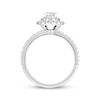 Thumbnail Image 3 of Previously Owned Neil Lane Diamond Engagement Ring 1-3/4 ct tw Oval & Round-cut 14K White Gold - Size 5