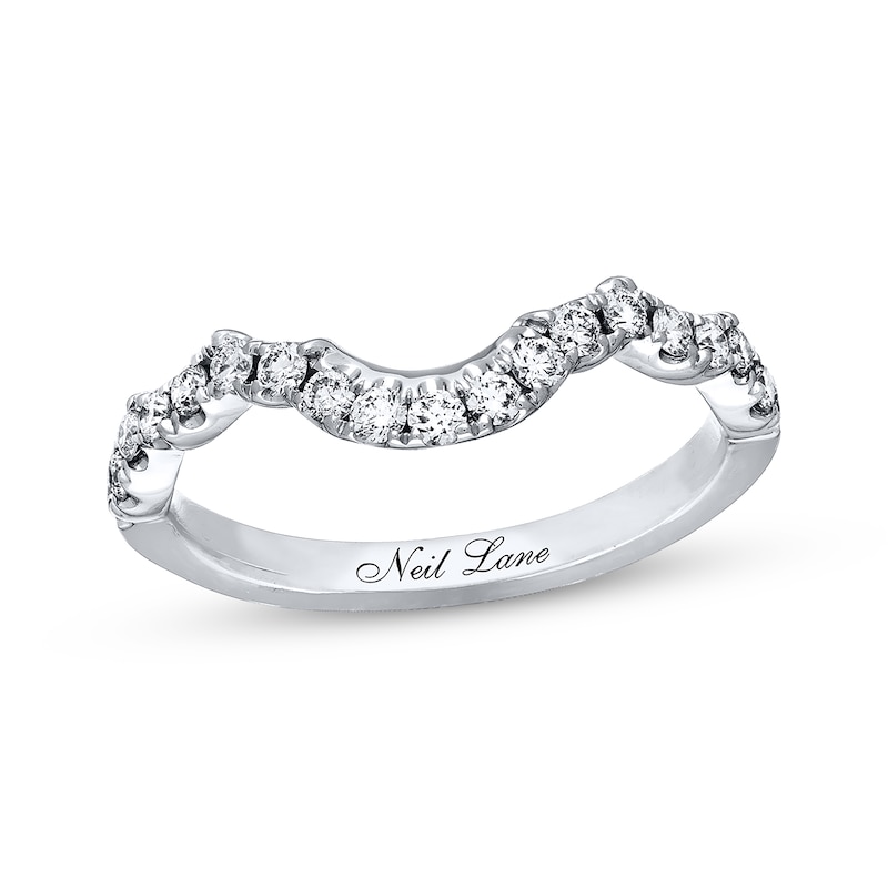 Main Image 1 of Previously Owned Neil Lane Wedding Band 3/8 ct tw Round-cut Diamonds 14K White Gold