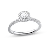 Thumbnail Image 1 of Previously Owned Diamond Engagement Ring 3/8 ct tw Round-cut 10K White Gold