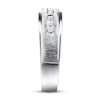 Thumbnail Image 3 of Previously Owned Men's Diamond Wedding Ring 1/6 ct tw 10K White Gold