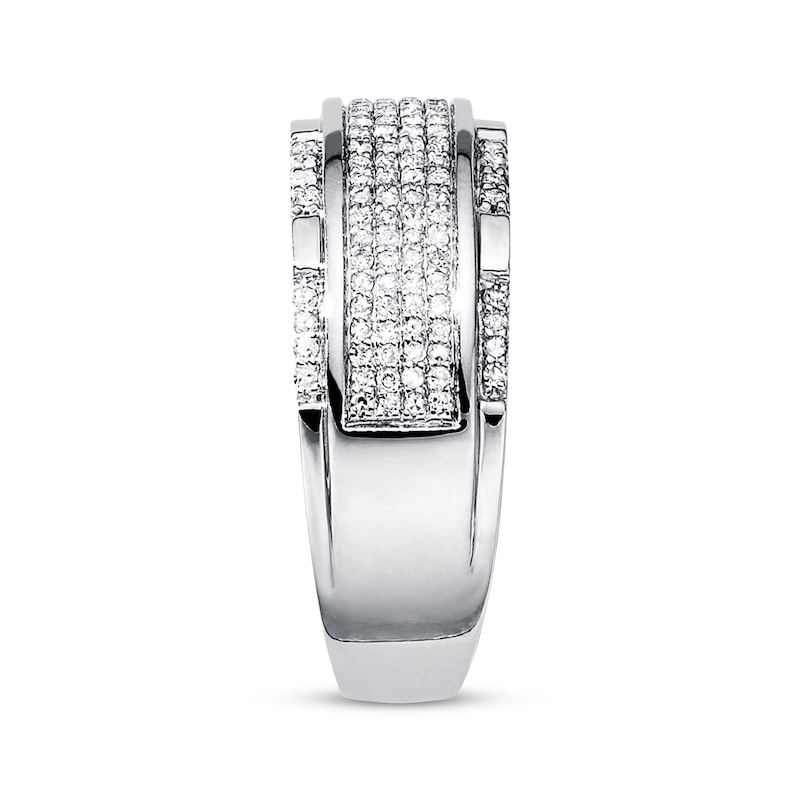 Previously Owned Men's Band 1/2 ct tw Diamonds 10K White Gold