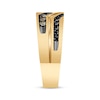 Thumbnail Image 3 of Previously Owned Men's Brown & Black Diamond Band 1/2 ct tw 10K Yellow Gold