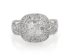 Thumbnail Image 1 of Previously Owned Multi-Diamond Engagement Ring 1 ct tw 10K White Gold