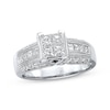 Thumbnail Image 1 of Previously Owned Diamond Engagement Ring 1 ct tw 14K White Gold - Size 4.75