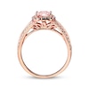 Thumbnail Image 3 of Previously Owned Morganite Engagement Ring 3/8 ct tw Diamonds 14K Rose Gold - Size 4.5