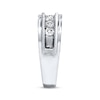 Thumbnail Image 1 of Previously Owned Men's Diamond Band 1/2 ct tw Round-cut 10K White Gold - Size 12.75