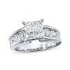 Thumbnail Image 0 of Previously Owned Diamond Engagement Ring 2-1/2 ct tw 14K White Gold - Size 11.5