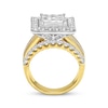 Thumbnail Image 2 of Previously Owned Diamond Engagement Ring 3 ct tw Princess, Baguette & Round-cut 14K Yellow Gold - Size 11.25