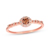 Thumbnail Image 1 of Previously Owned Le Vian Chocolate Diamond Ring 1/4 ct tw 14K Strawberry Gold