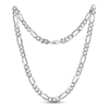 Thumbnail Image 2 of Previously Owned Solid Figaro Chain Necklace Sterling Silver 24&quot;