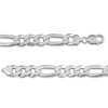 Thumbnail Image 3 of Previously Owned Solid Figaro Chain Necklace Sterling Silver 24&quot;