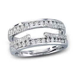 Previously Owned Diamond Enhancer Band 1/2 ct tw Round-cut 14K White Gold