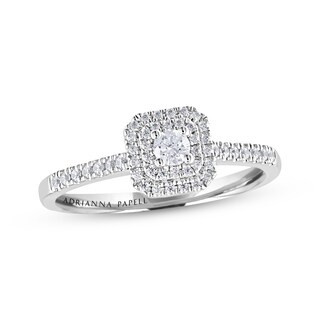 Previously Owned Adrianna Papell Diamond Engagement Ring 1/4 ct tw ...