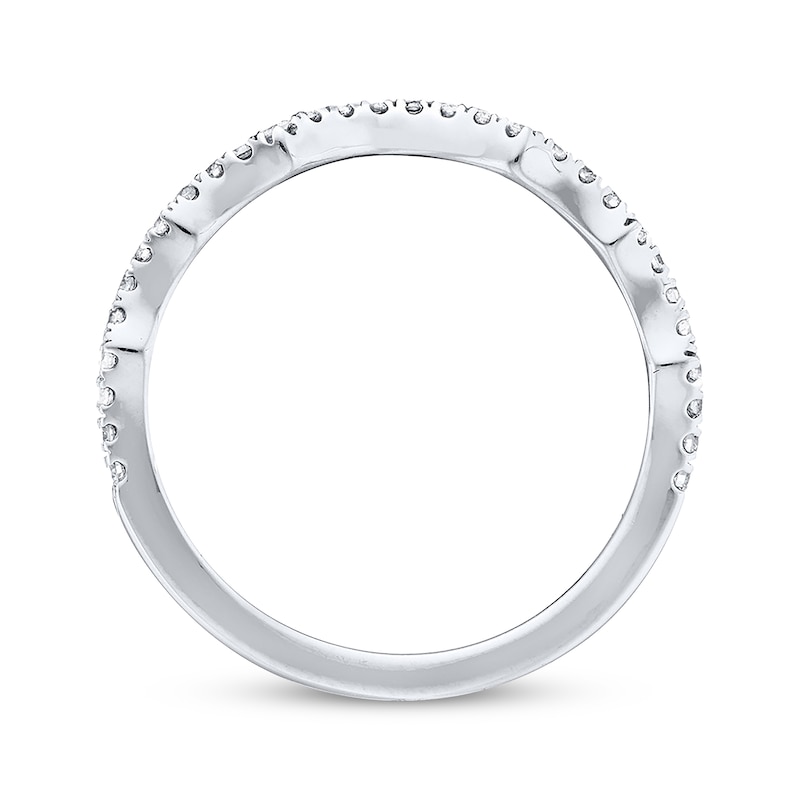 Main Image 3 of Previously Owned Neil Lane Wedding Band 1/5 ct tw Round-cut Diamonds 14K White Gold