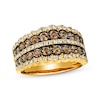 Thumbnail Image 1 of Previously Owned Le Vian Chocolate Waterfall Diamond Ring 1-5/8 ct tw 14K Honey Gold